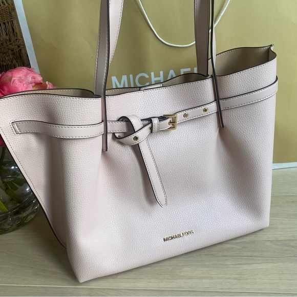 Michael Kors Large Emilia tote bag purse blush pink - Picture 3 of 13